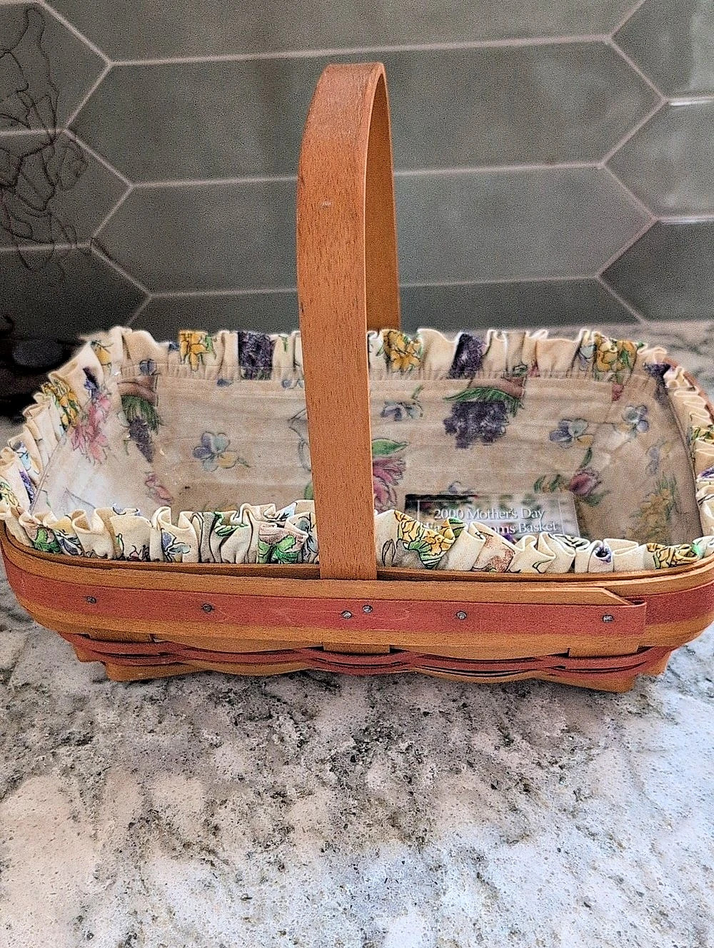 Longaberger 2000 Mother's Day Early Blossoms Basket